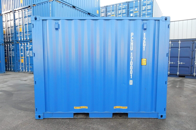 Shipping Container 10 ft Double Door – New — 2