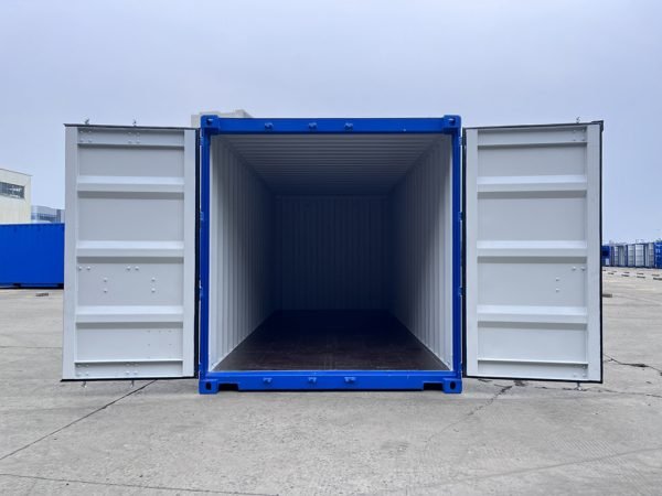 Seecontainer 20 Fuß Blau — 3