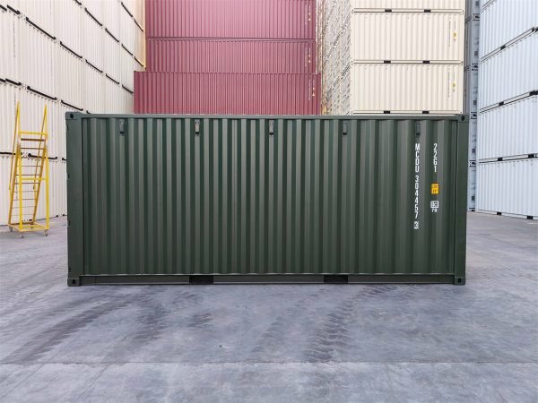 Seecontainer 20 Fuß Grün — 3