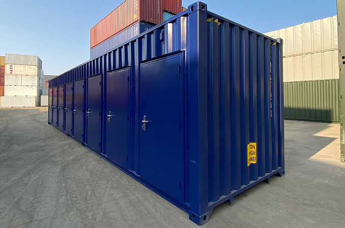 Seecontainer 40 Fuß High Cube 4 Türen 8 Türen – Neu