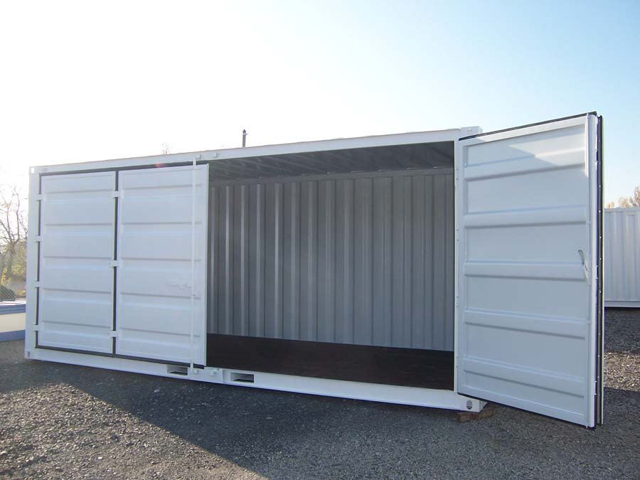 Lagercontainer 20 Fuß Weiß — 16