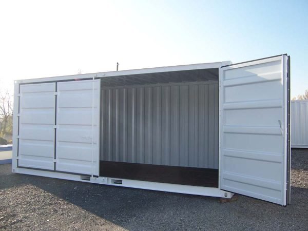 Lagercontainer 20 Fuß Weiß — 2