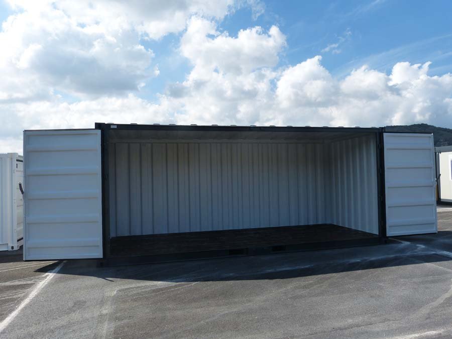 Lagercontainer 20 Fuß Schwarz — 25