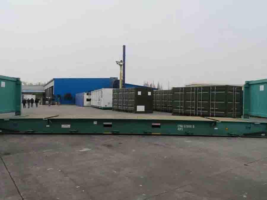 Flat Rack Container 40 ft – Used — 2