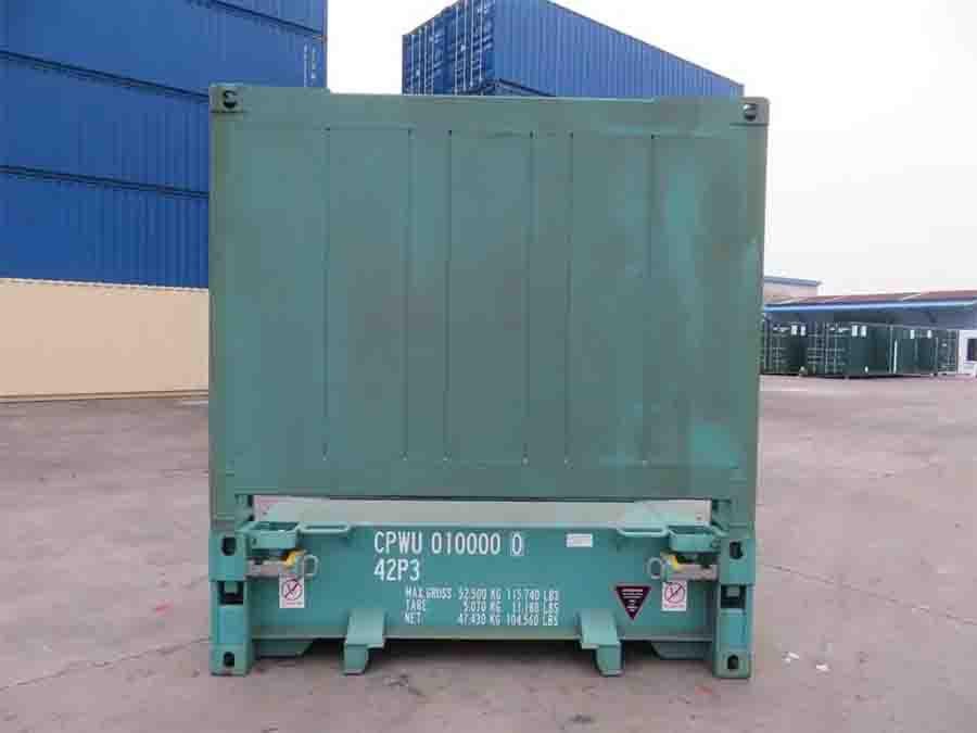 Flat Rack Container 40 ft – Used — 3
