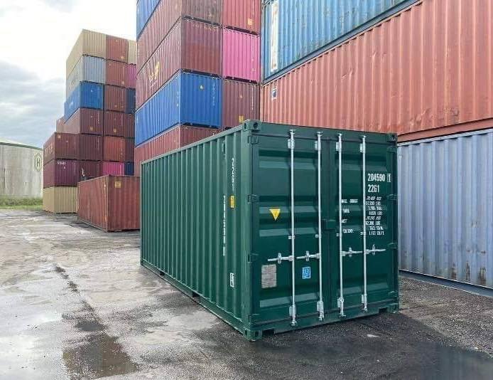 Shipping Container 20 ft Green RAL 6005