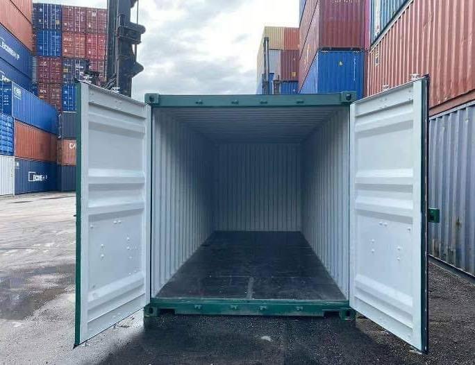 Shipping Container 20 ft Green RAL 6005 — 1