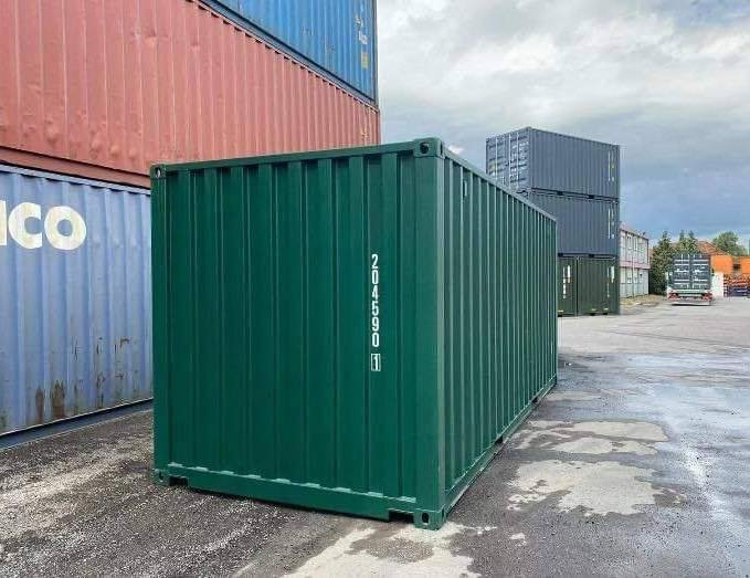 Shipping Container 20 ft Green RAL 6005 — 5