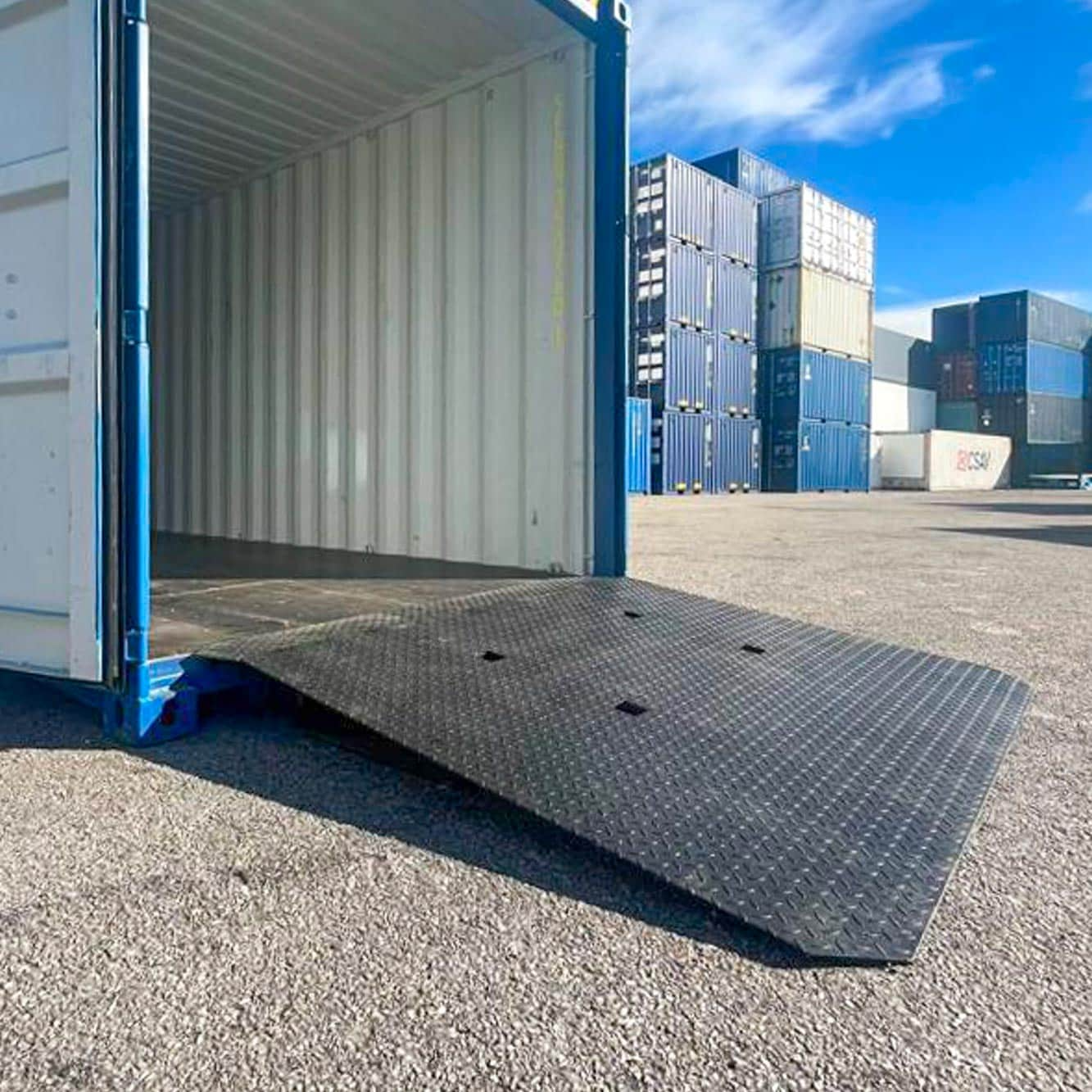 Schwerlast-Zufahrtsrampe