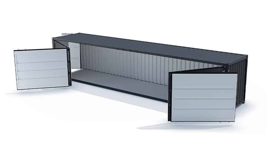 Open-Side-Container 40 Fuß High Cube Dry