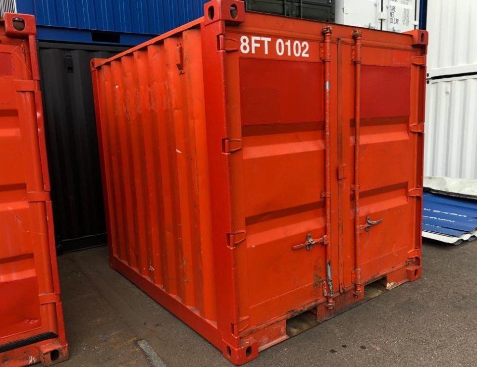Shipping Container 8 ft – Used — 1