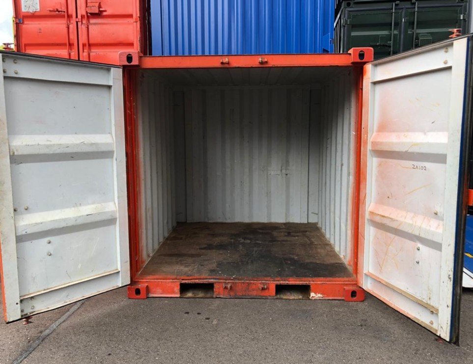 Shipping Container 8 ft – Used — 2